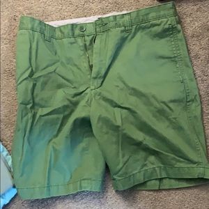 Green men’s shorts